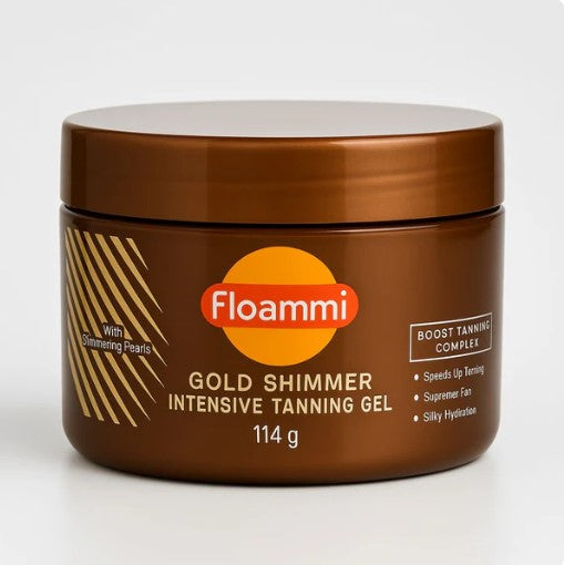 Gold Gel Shimmer FLOAMMI Intense Tan