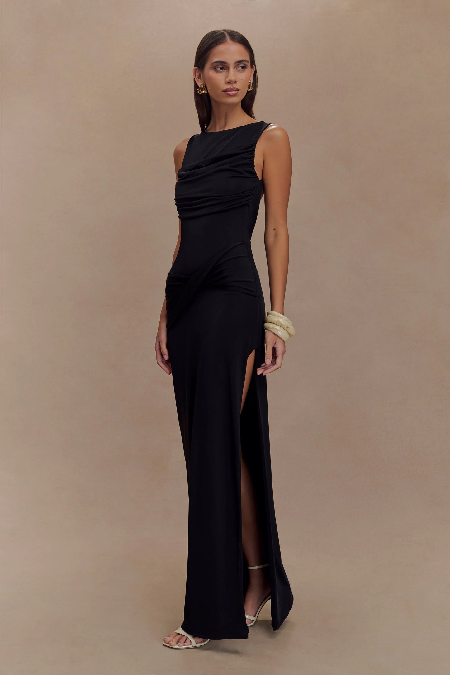Philippa - Abito Maxi Drappeggiato