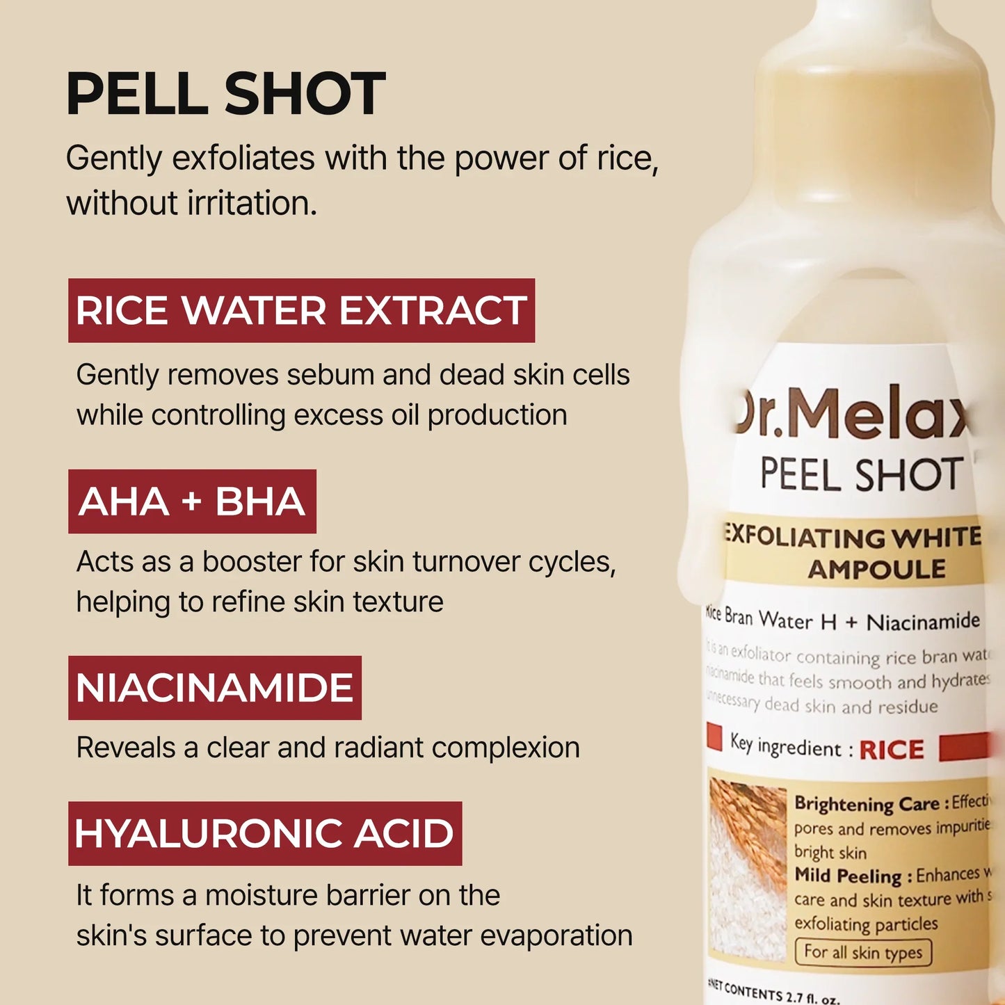 Peel Shot | Rice Peeling Glow Serum