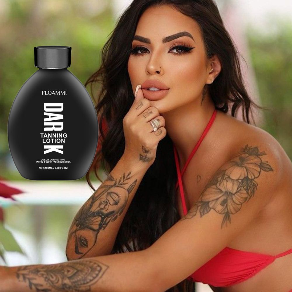 Tattoo Glow Guard – Sun Tanning Lotion with Tattoo Fade Protection FLOAMMI