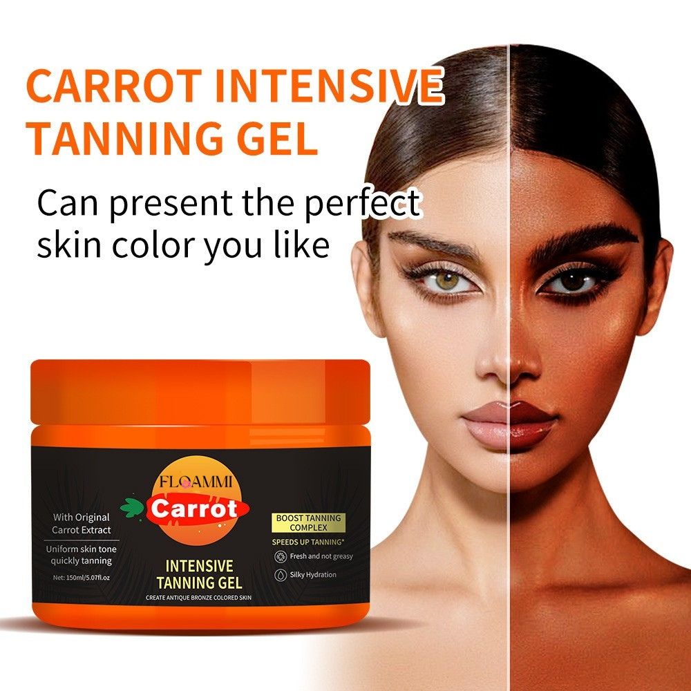 FLOAMMI Sun Carrot Glow – Intensive Tanning Gel with Carrot & Coconut Oils