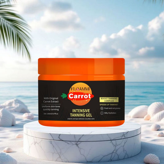 FLOAMMI Sun Carrot Glow – Intensive Tanning Gel with Carrot & Coconut Oils