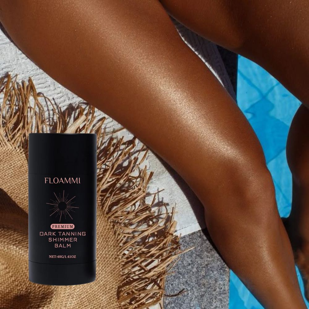 SunDream Bronze – Dark Tanning Shimmer Balm for Glowy & Radiant Skin Floammi
