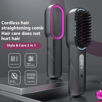 Retractable Portable Wireless Straight Comb